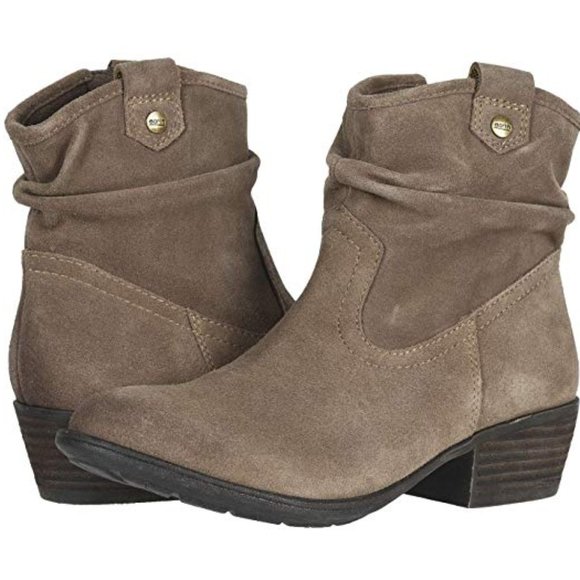 Earth Shoes - Earth Peak Pioneer Taupe Suede Bootie Sz 11 NIB